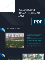 Pragathi Nagar Lake Pollution