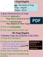 Mycology - The Study of Fungi: Fungi - Singular Fungus - Plural