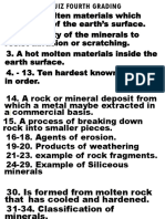 4th Quiz Fourth Grading