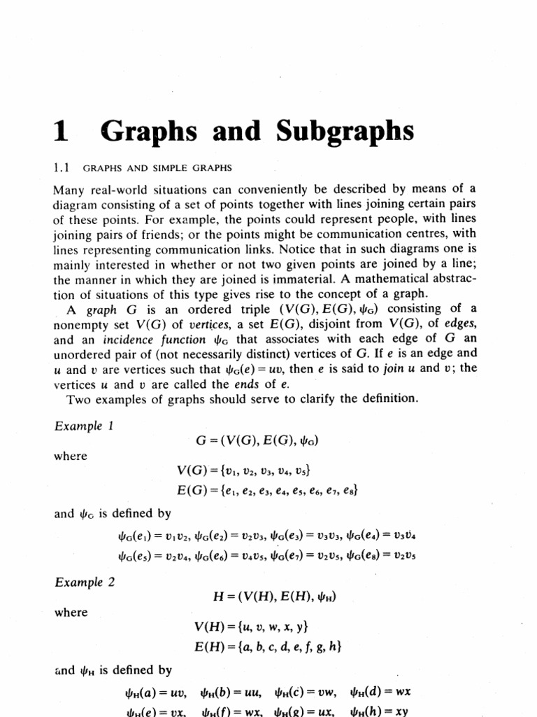 Chapter 1 Vertex Graph Theory Graph Theory