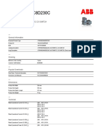 Otm160E4Wc8D230C Automatic C/O Switch