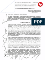 Acuerdo Plenario 5 2019 CJ 116 Legis - Pe