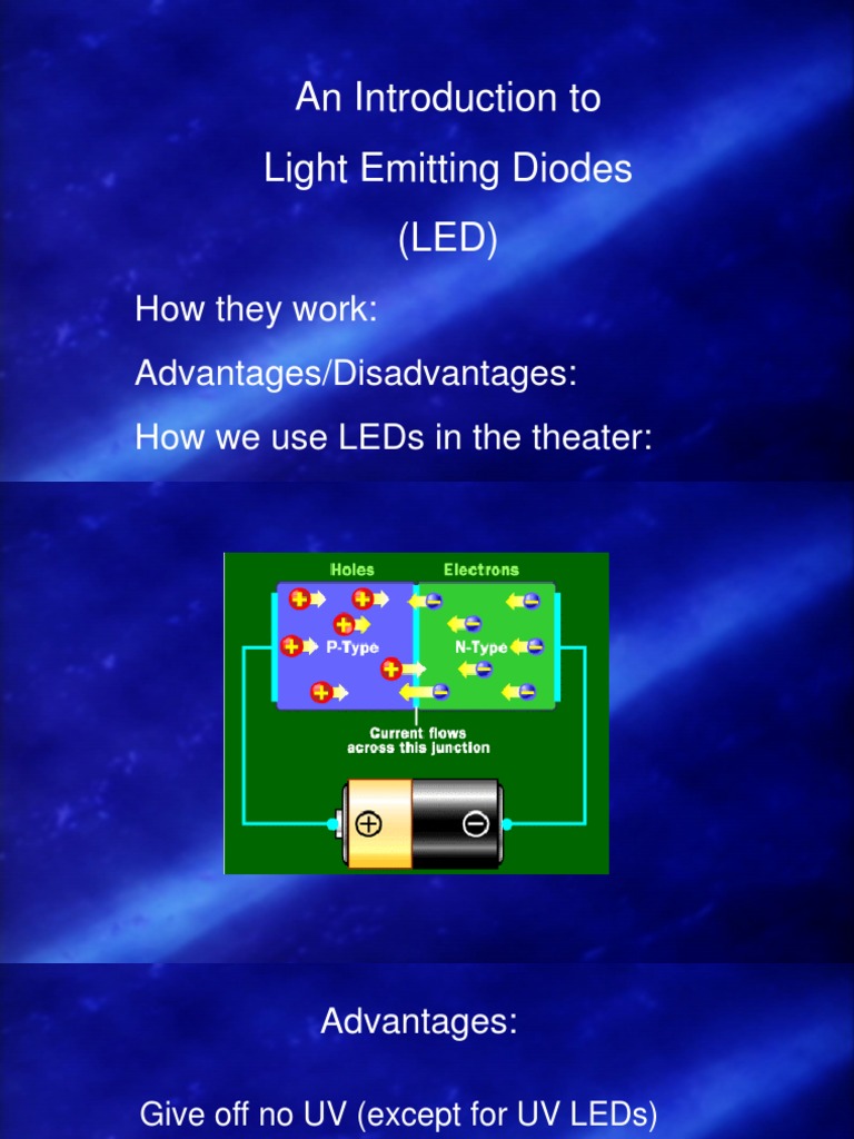 An Introduction To Light Emitting Diodes (Led) How They Work