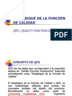 QFD: Despliegue de la Función de Calidad