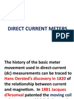 Direct Current Meters