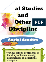 Social Studies and Other Discipline