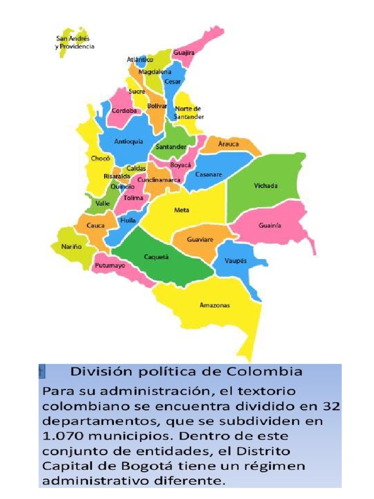 Mapa de Colombia Politoco | PDF