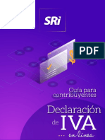 Guía para Contribuyentes Declaracion de Iva