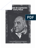 Bentham Tratado de Legislacion Civil y Penal Tomo I PDF