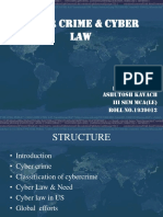 Cyber Crime & Cyber LAW: Presented By:-Ashutosh Kavach III Sem Mca (LE) Roll No.1939012