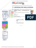 Writing A Report 3 - Identifying Main Ideas - ESL Worksheet by Zara3979