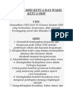 Visi Dan Misi Ketua Dan Wakil Ketua Osis