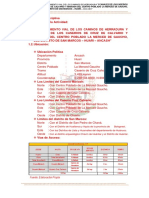 Mantenimiento vial caseríos Huari