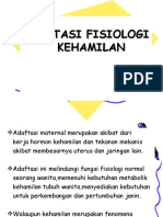 Adaftasi Fisiologi Kehamilan