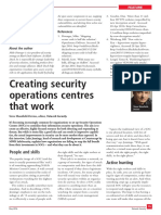 Creating effective security operations centres