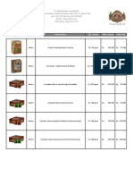 Image Brand Product Name Qty / Carton Price / Carton Price / Pce