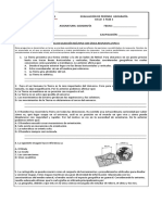 Evaluación Geografía Ciclo 3