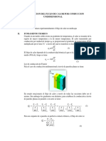 Determinacion Del Flujo de Calor Por Conduc