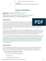 Overview of Cutaneous Lupus Erythematosus