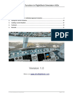 Save / Load Function in Flightdeck Simulator A32X