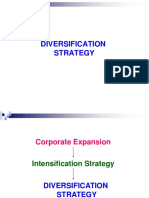 Corporate Diversification Strategy