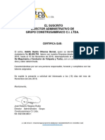 Certificacion Laboral 2016 Construsamiraco Conductor