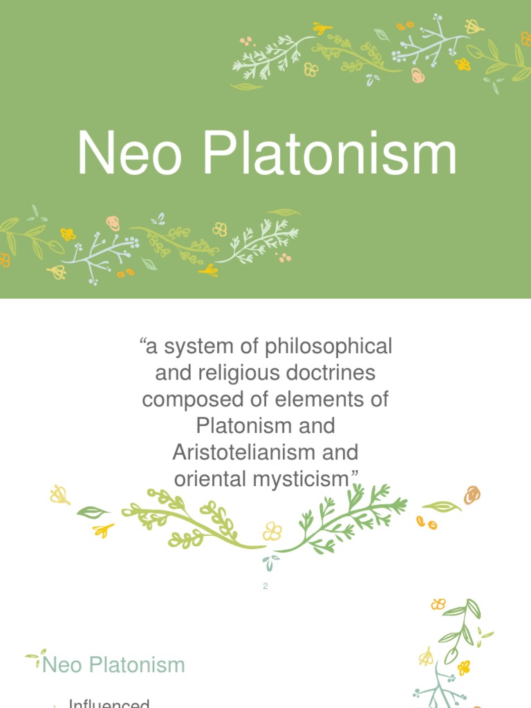 Neo Platonism Image