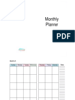 Midori Monthly Planner