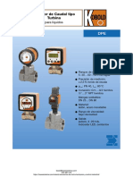 Medidor Caudal Kobold Turbina Dpe