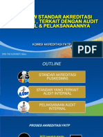 Overview Standar Akreditasi Puskesmas Vs Audit Internal