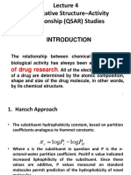 QSAR Lecture on Relating Chemical Structure to Biological Activity