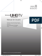 Manual Samsung TV 6500