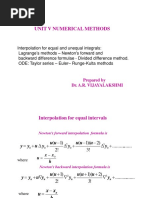 Langranges Interpolation Method