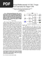 Multi-Functional Bidirectional ACDC T-type