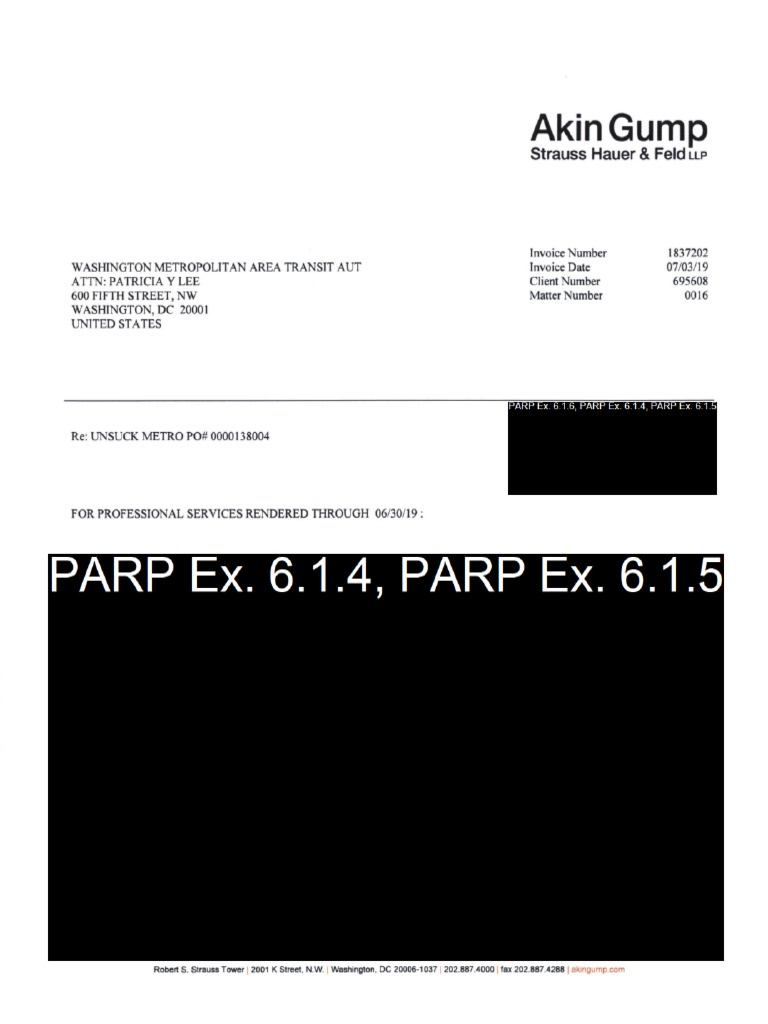 PARP 19-0291 Invoice #1837202 - Redacted | PDF