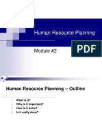 Human Resource Planning: Module #2