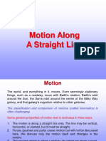 1 Motion Along Straight Line