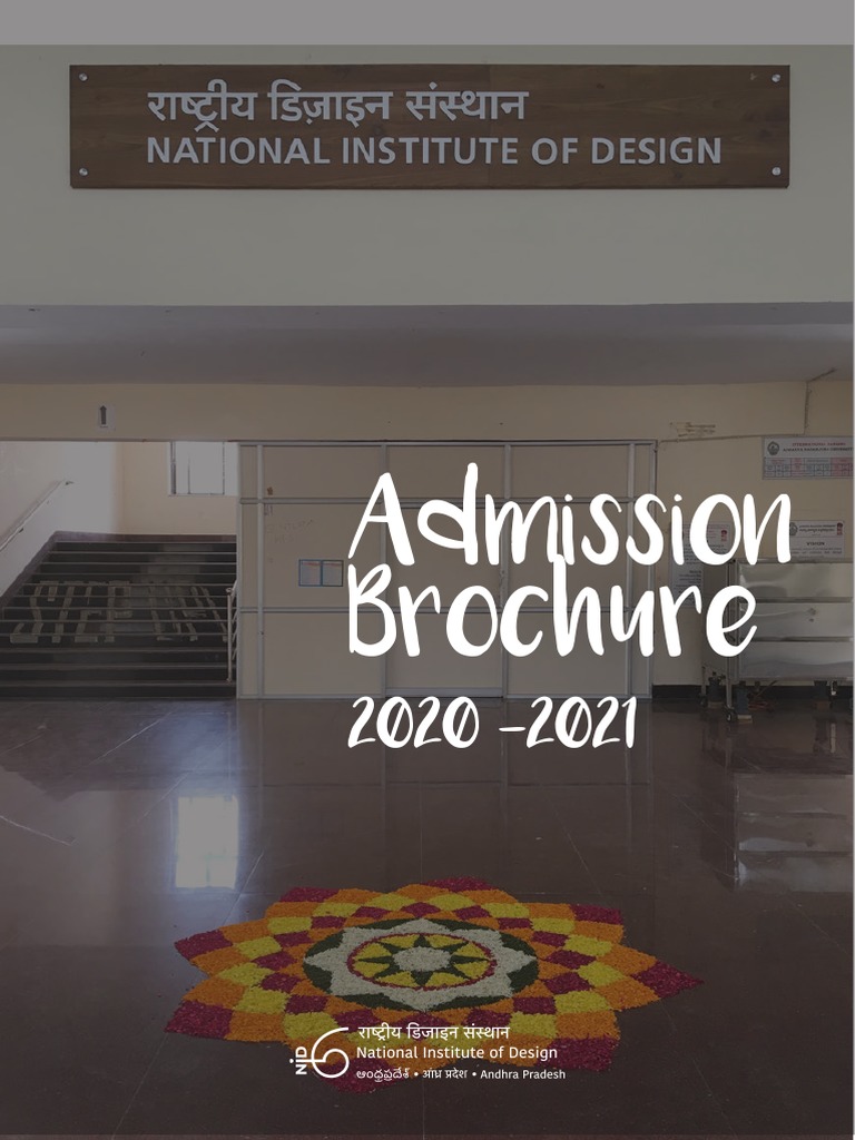 NID Andhra Pradesh Admission 2020-21 | PDF | 3 D Printing | Design