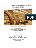 A Geographical Study of Jewellery Shops in Chandigarh Sectors