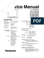 Panasonic Tc-21fx70c, 75c Service Manual