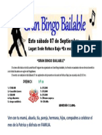 Afiche Bingo