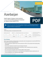 Tobacco Control Fact Sheet - Azerbaijan
