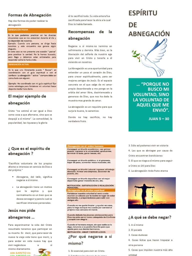 Formas y Beneficios de la Abnegación | PDF | Cristo (título) | Amor, image size:768x1024