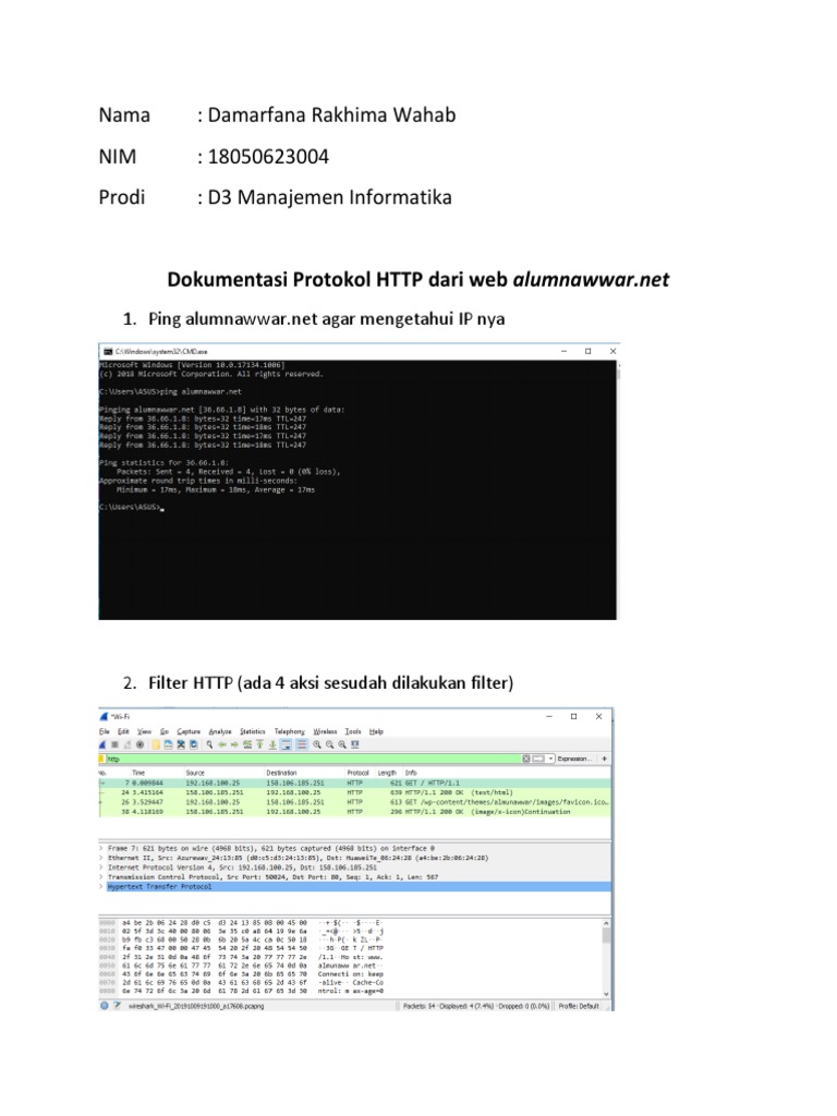 HTTP Protocol Documentation for Alumnawwar | PDF | Hypertext Transfer ...