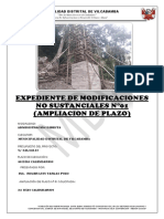 AMPLIACIÓN de PLAZO y Presupuestal Sin Evaluacion