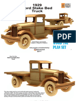 Ford Stake Bed 1929 Plan