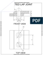 Riveted Lap Joint Diagram