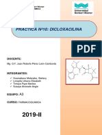 Dicloxacilina: Propiedades y efectos de un antibiótico betalactámico