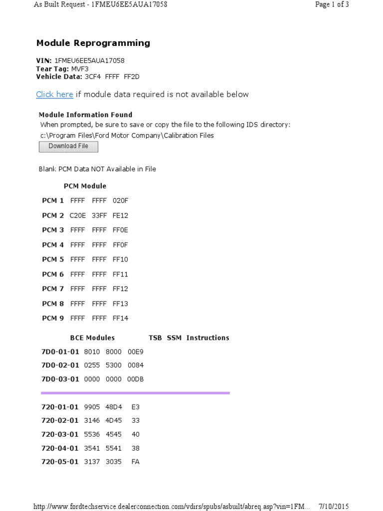Module Reprogramming: Click Here | PDF | Technology & Engineering