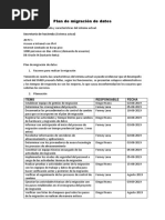 Plan de Migración de Datos